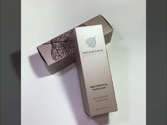 Προσαρμοσμένο μέγεθος UV επικάλυψη πολυτελή κρέμα καλλυντικά συσκευασία κουτιά με χρυσό μεταλλικό χαρτί