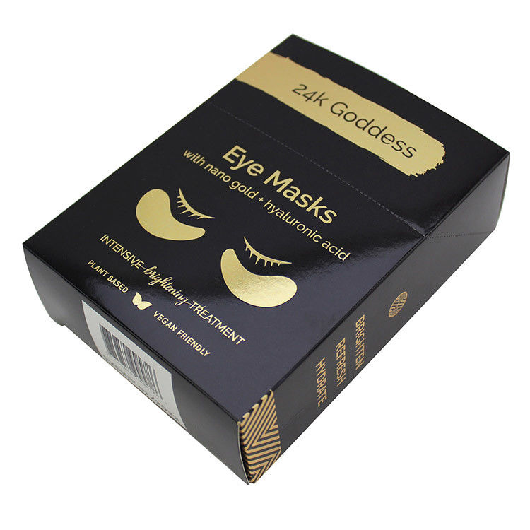 Μαύρο Eco Friendly Eye Mask Makeup Box για συσκευασία προϊόντων προσωπικής φροντίδας