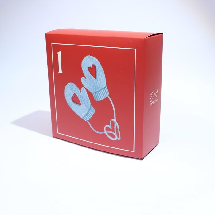 Μικρά κουτιά συσκευασίας Custom Mystery Box για Skincare και Χριστουγεννιάτικο Advent Calendar Box