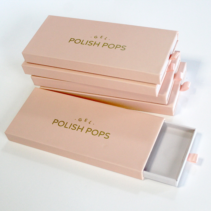 Πολυτελές κουτί συσκευασίας Press on Nails με γυαλιστερή πλαστικοποίηση, επίστρωση UV και βερνίκι για ψεύτικα νύχια μανικιούρ ομορφιάς