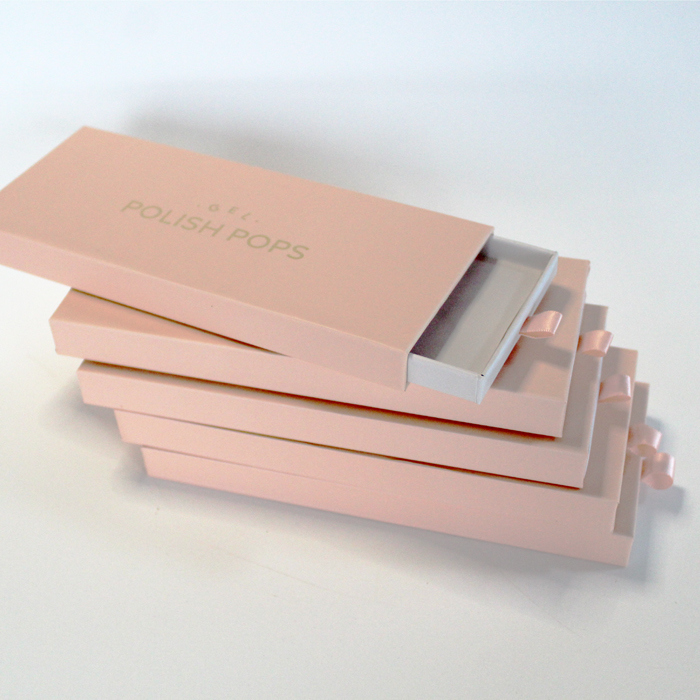 Πολυτελές κουτί συσκευασίας Press on Nails με γυαλιστερή πλαστικοποίηση, επίστρωση UV και βερνίκι για ψεύτικα νύχια μανικιούρ ομορφιάς