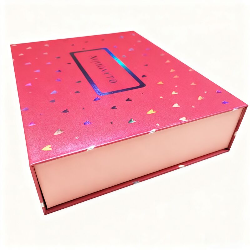 Τυπικό χειροποίητο μαγνητικό κουτί δώρων με άκαμπτη δομή και ανάγλυφη για πολυτελή συσκευασία