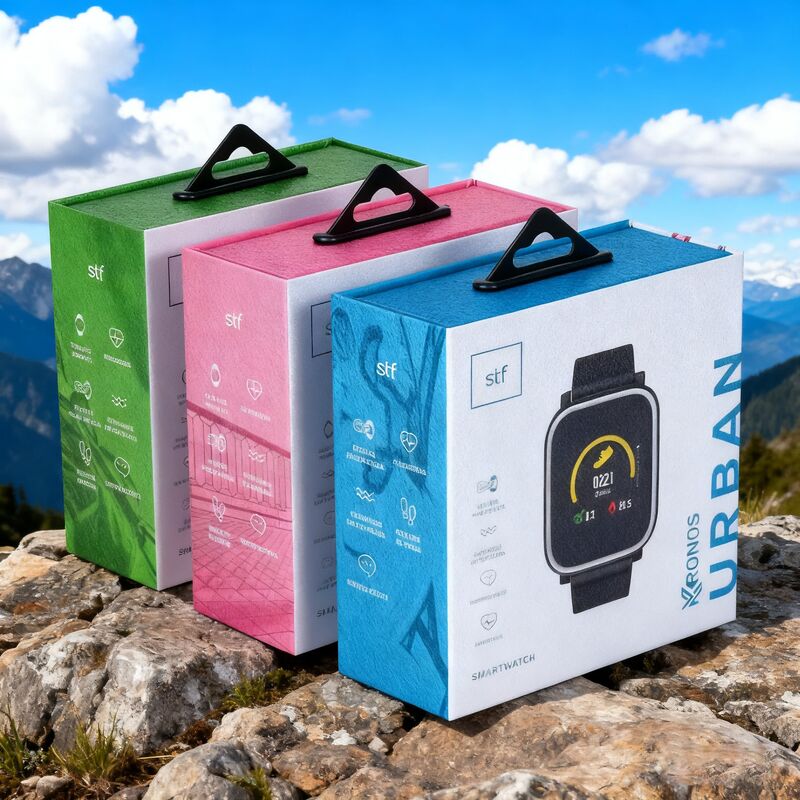 Προσαρμοσμένο λογότυπο πολυτελής ανακυκλωμένου χαρτονιού κουτί δώρων για συσκευασία Smart Watch Band Case