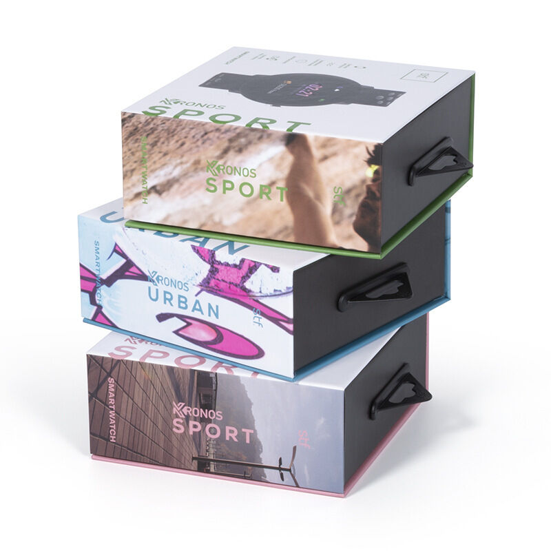 Προσαρμοσμένο λογότυπο πολυτελής ανακυκλωμένου χαρτονιού κουτί δώρων για συσκευασία Smart Watch Band Case