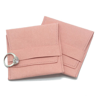Ζωηρόχρωμο βελούδο Microfiber συνήθειας σακουλών υφάσματος Earing Necknace δαχτυλιδιών