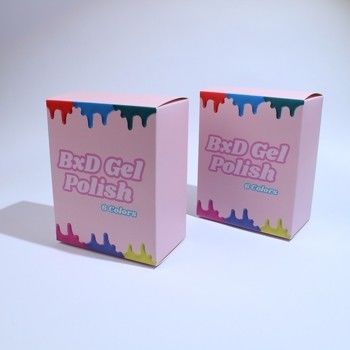 Προσαρμοσμένο Cute Design Gel Polish Box Packaging Προϊόντα ομορφιάς Packaging Wholesale